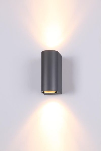 370599 STREET NT19 756 темно-серый Ландшафтный светильник IP54 GU10 2*50W 220V LANDSCAPE