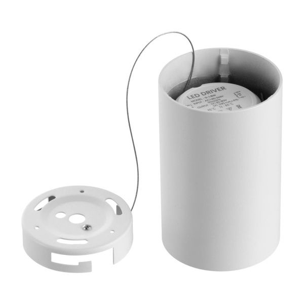 359421 OVER NT24 430 белый Светильник накладной влагозащищённый IP54 LED 15W 170-265V 4000К 1350Лм RECTE