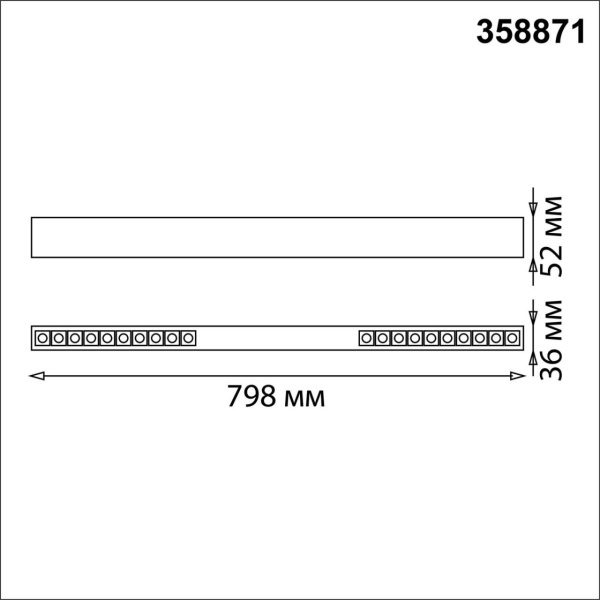 358871 OVER NT22 402 белый Светильник накладной/подвесной светодиодный (длина подвесов 1,2м) IP20 LED 4000K 30W 220V ITER