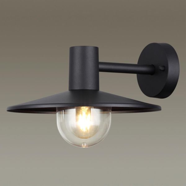 4833/1W NATURE ODL21 711 черный/стекло Ландшафтный настенный светильник E27 1*40W IP44 FURCADIA