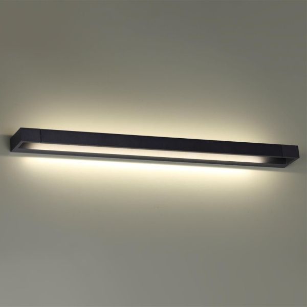 3888/24WB HIGHTECH ODL22 495 черный/металл Настенный поворотный светильник IP44 LED 24W 2430Лм 4000K ARNO