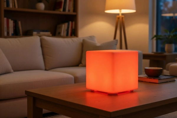 Светящийся LED куб Cube 20 см RGB Accum