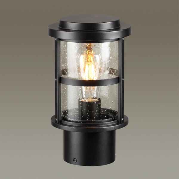 4964/1A NATURE ODL22 715 черный/стекло Ландшафтный светильник на базу E27 1*60W IP44 MAGUS