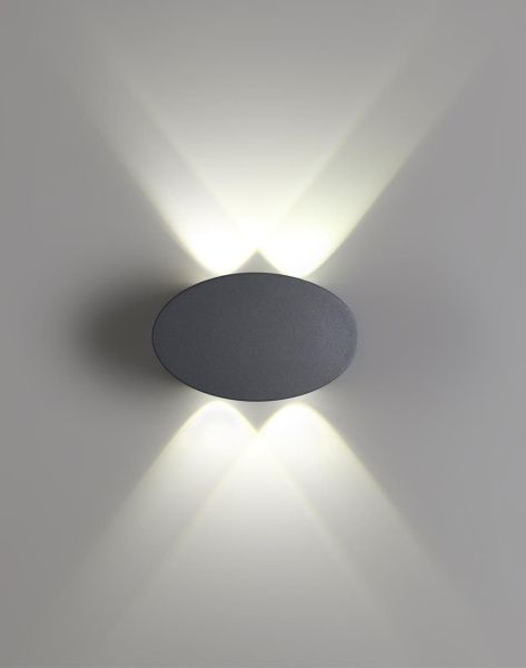 358562 STREET NT21 734 темно-серый Ландшафтный настенный светильник IP54 LED 4000K 4W 85-265V CALLE