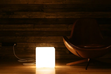 Светящийся LED куб Cube 30 см 220V White