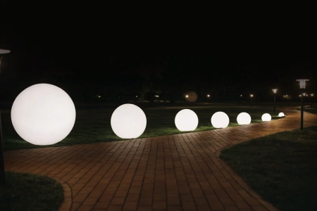 Уличный шар-светильник Moonlight 20 см White