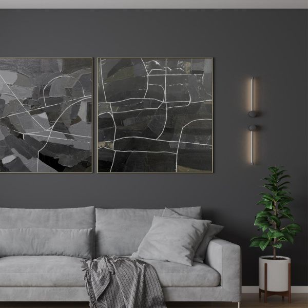 359344 KONST NT24 056 черный Светильник линейный светодиодный IP20 LED 6W 170-265V 4000K 480Лм VITZ