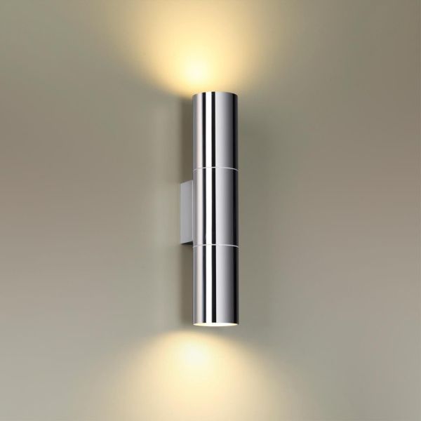 4281/2WA HIGHTECH ODL22 445 хром/металл Настенный светильник IP44 LED E27 max 2*7W BAZEL