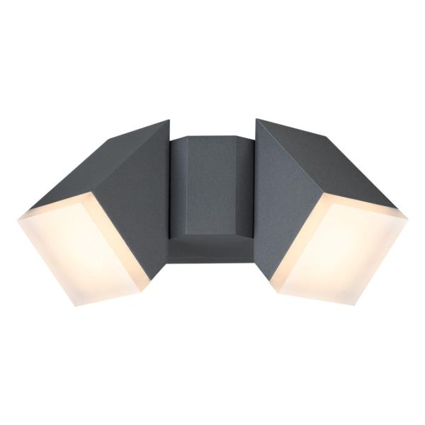 357829 STREET NT18 708 темно-серый Ландшафтный настенный светильник LED 3000К 12W 220-240V KAIMAS
